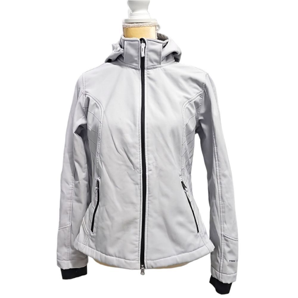 Free Country Aeris II Super Softshell Jacket, Gray, Size Medium - Picture 6 of 15
